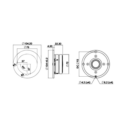 Scan-Speak - 1½" Classic Midrange - D3806/820000
