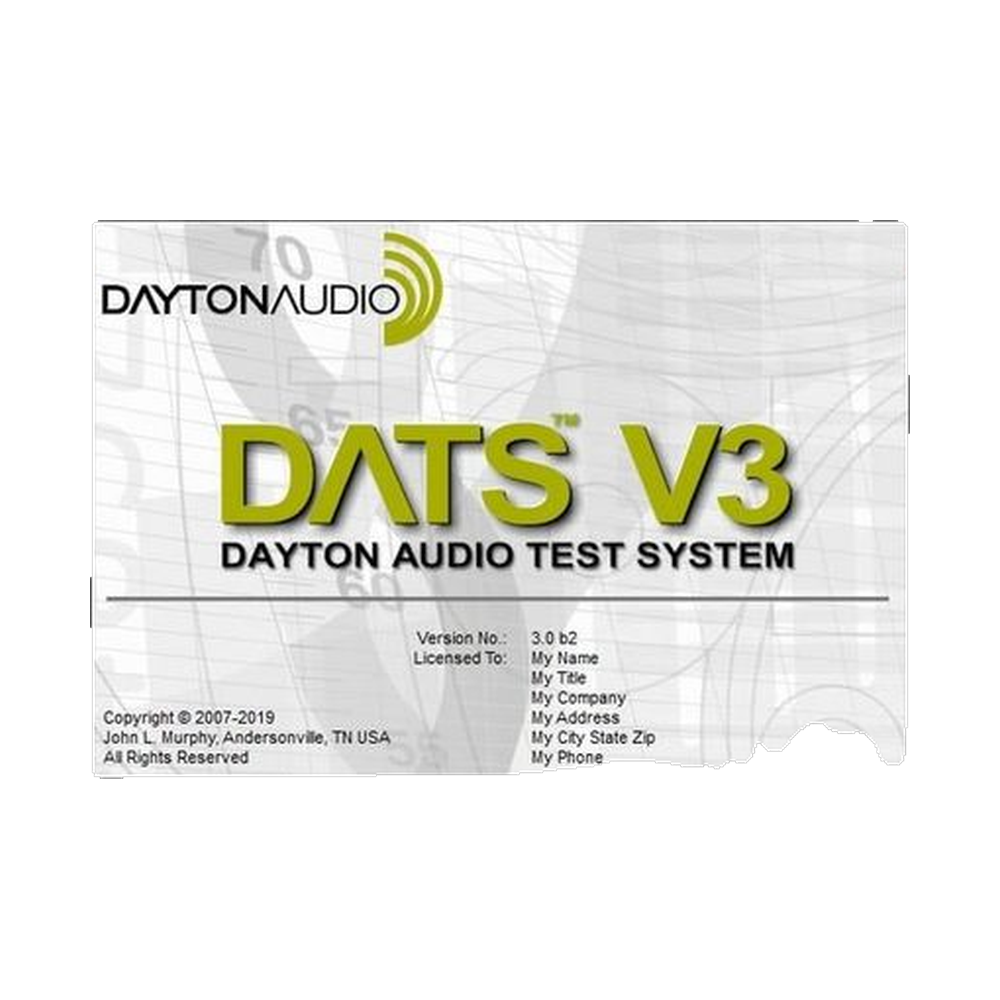 Dayton Audio - Test System - DATS-V3
