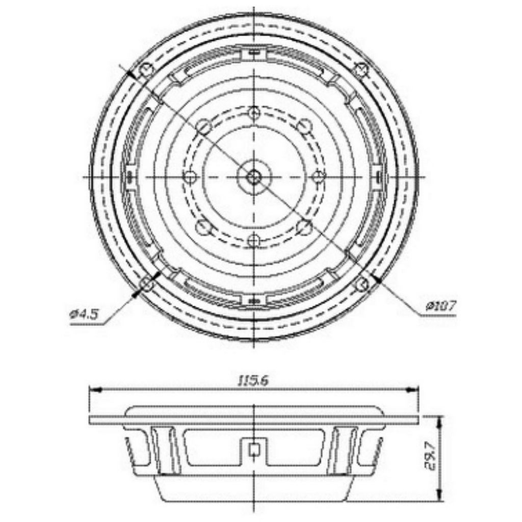Dayton Audio - 4" Designer Passive Radiator - DS115-PR