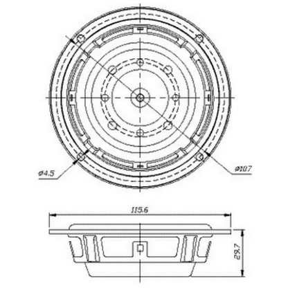 Dayton Audio - 4" Designer Passive Radiator - DS115-PR