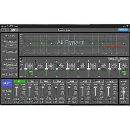 Dayton Audio - 4-In 8-Out DSP - DSP-408
