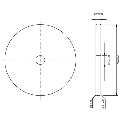 SB Acoustics - 50g Passive Radiator Weight - DW-50
