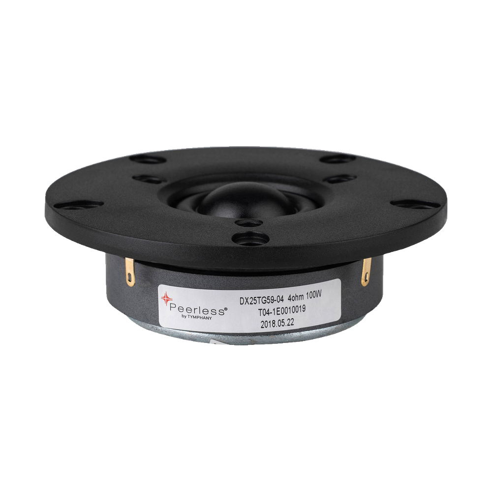 Peerless - 1" Silk Dome Tweeter - DX25TG59-04