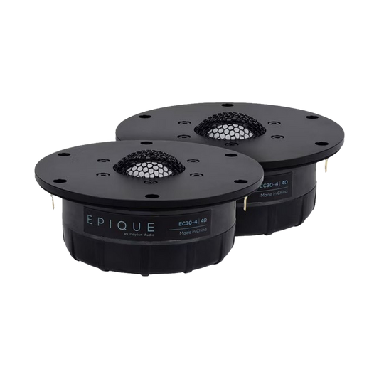 Dayton Audio - 30mm Epique Ceramic Dome Tweeter Matched Pair - EC30MP-4