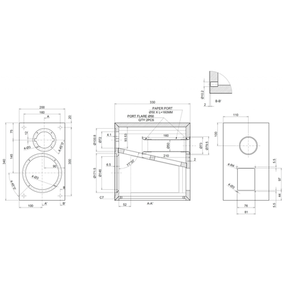 SB Acoustics - Eka Speaker Kit (Plans + Drivers)