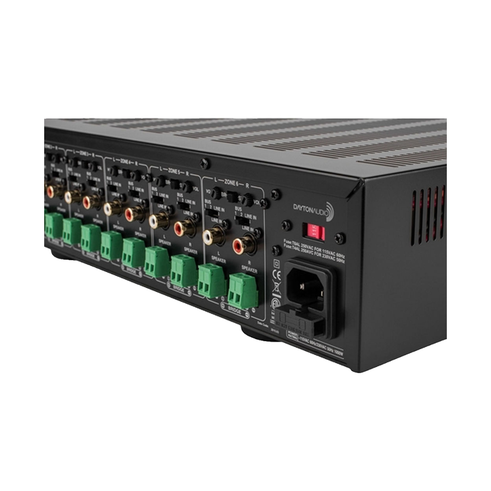 Dayton Audio - 12-Channel Class A/B Multi-Zone Amplifier - MA1240A