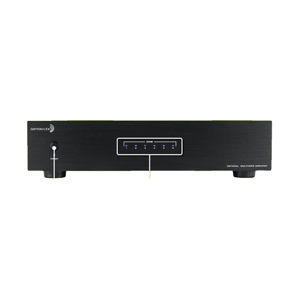 Dayton Audio - 12-Channel Class A/B Multi-Zone Amplifier - MA1240A