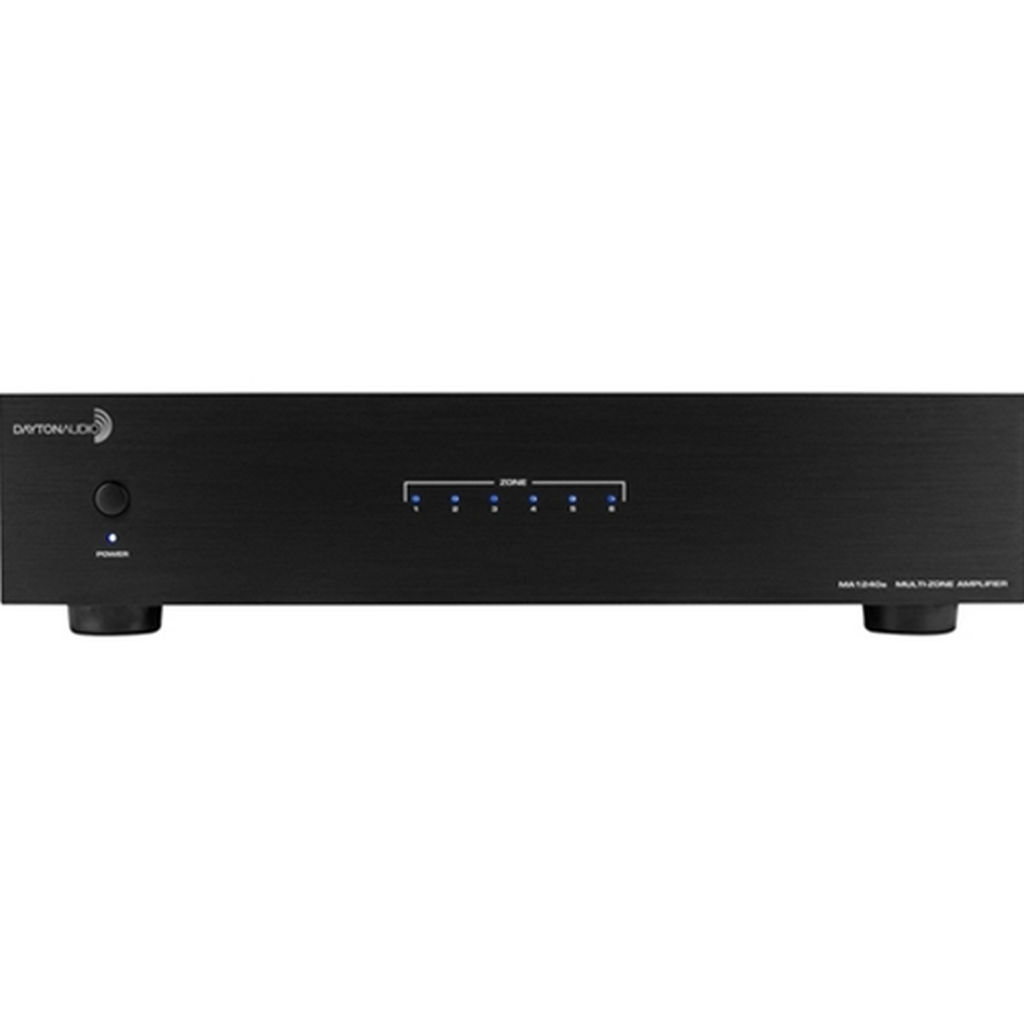 Dayton Audio - 12-Channel Class A/B Multi-Zone Amplifier - MA1240A