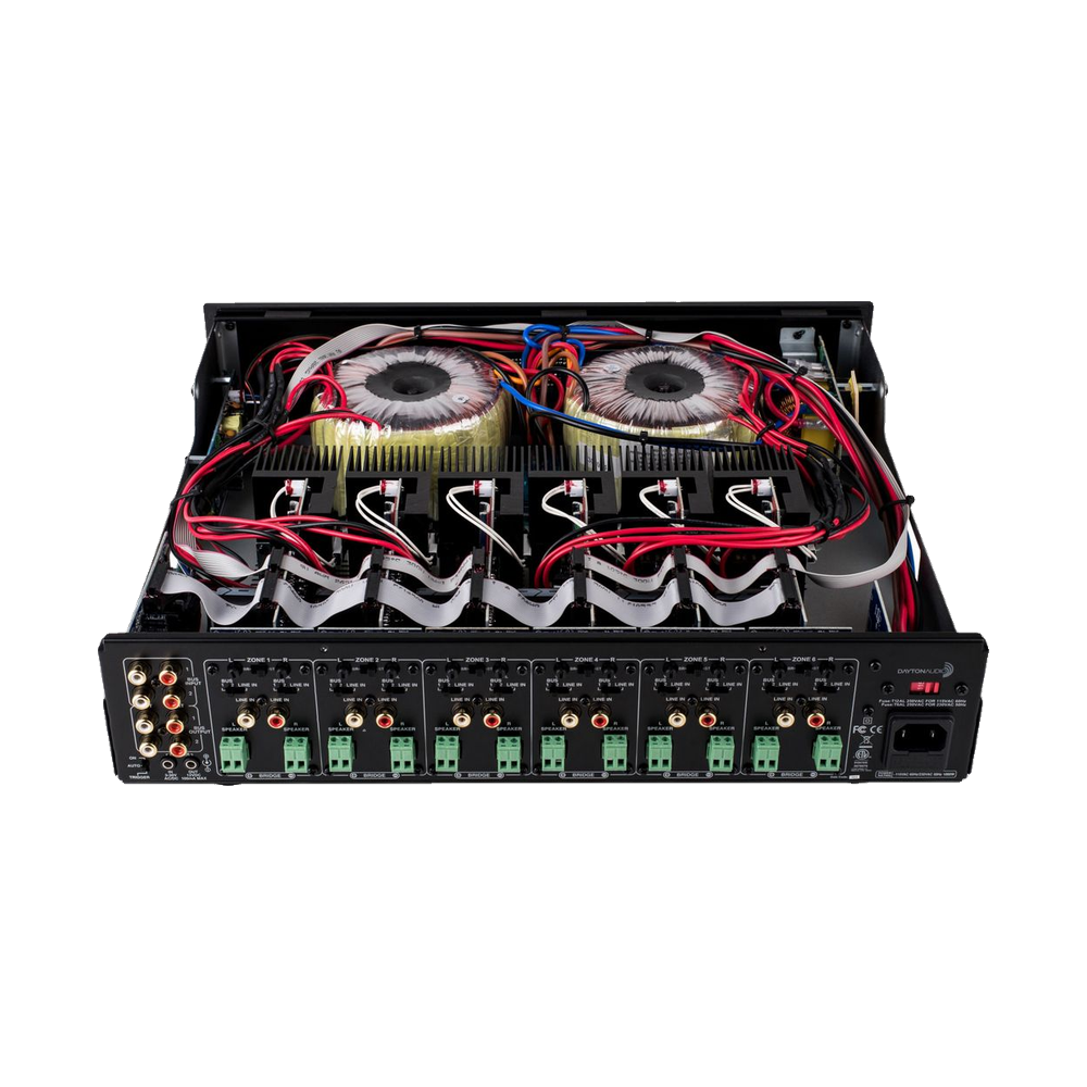 Dayton Audio - 12-Channel Class-D Multi-Zone Amplifier - MA1260