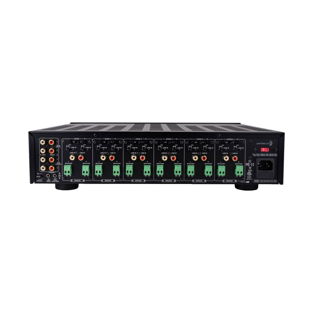 Dayton Audio - 12-Channel Class-D Multi-Zone Amplifier - MA1260