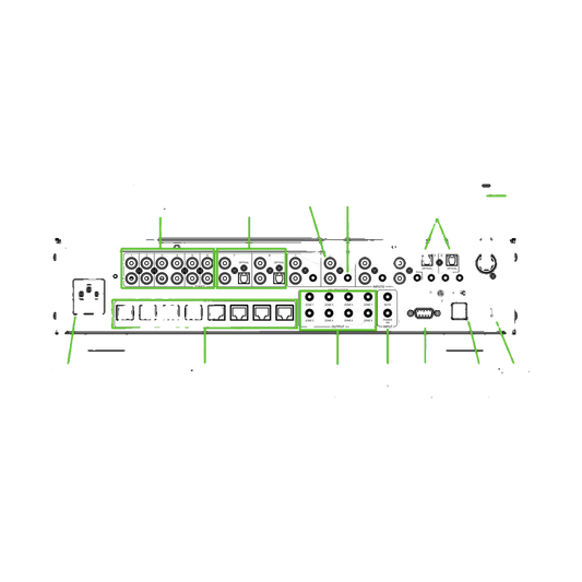 Dayton Audio - 8-Source 8-Zone Matrix Preamplifier - MATRIX88