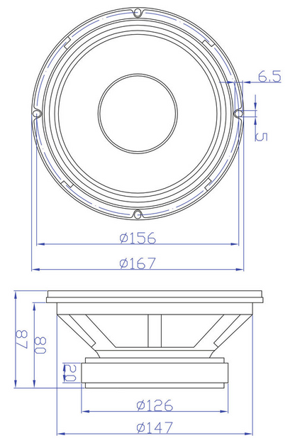 Dayton Audio - 6½" Midbass Driver - MB620-8