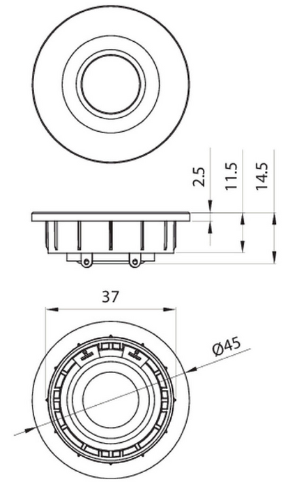 Dayton Audio - ⅝" Tweeter Neo - ND16FA-4