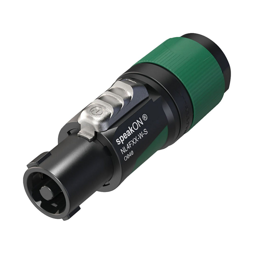 Neutrik - speakON 4-Pole Cable Connector, 6-12mm Cable - NL4FXX-W-S