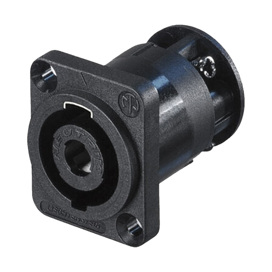 Neutrik - speakON 4-Pole Panel Socket, Screw Terminals - NL4MPST