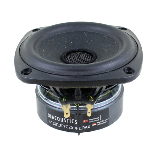 SB Acoustics - 4" PFC Coaxial - SB12PFC25-4-COAX