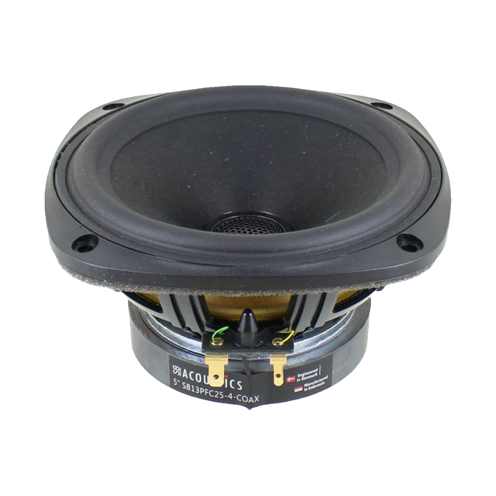 SB Acoustics - 5" PFC Mid-Woofer - SB13PFC25-4-COAX