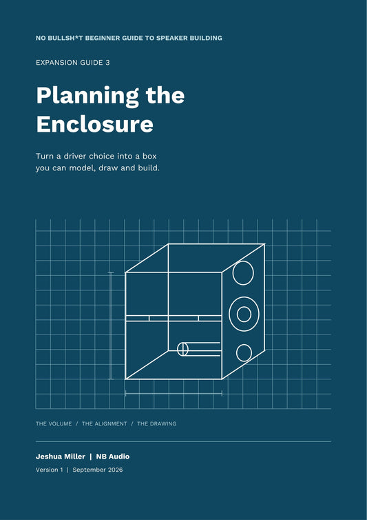 Cover of No Bullsh*t Beginner Guide to Speaker Building, Expansion Guide 3