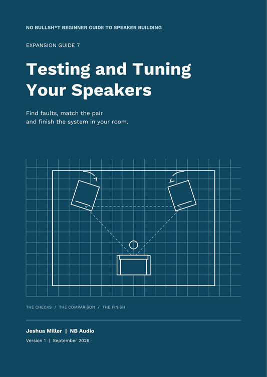 Cover of No Bullsh*t Beginner Guide to Speaker Building, Expansion Guide 7