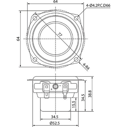 Dayton Audio - 2½" Full Range Driver - ND64-4