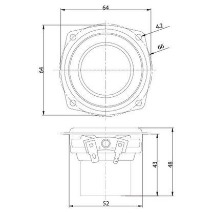 Dayton Audio - 2½" Full Range Driver - ND65-8