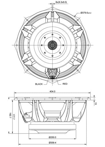 SB Audience - 15" NERO Subwoofer - NERO-15SW800