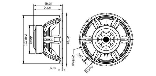 SB Audience - 18" NERO Subwoofer - NERO-18SW1900D