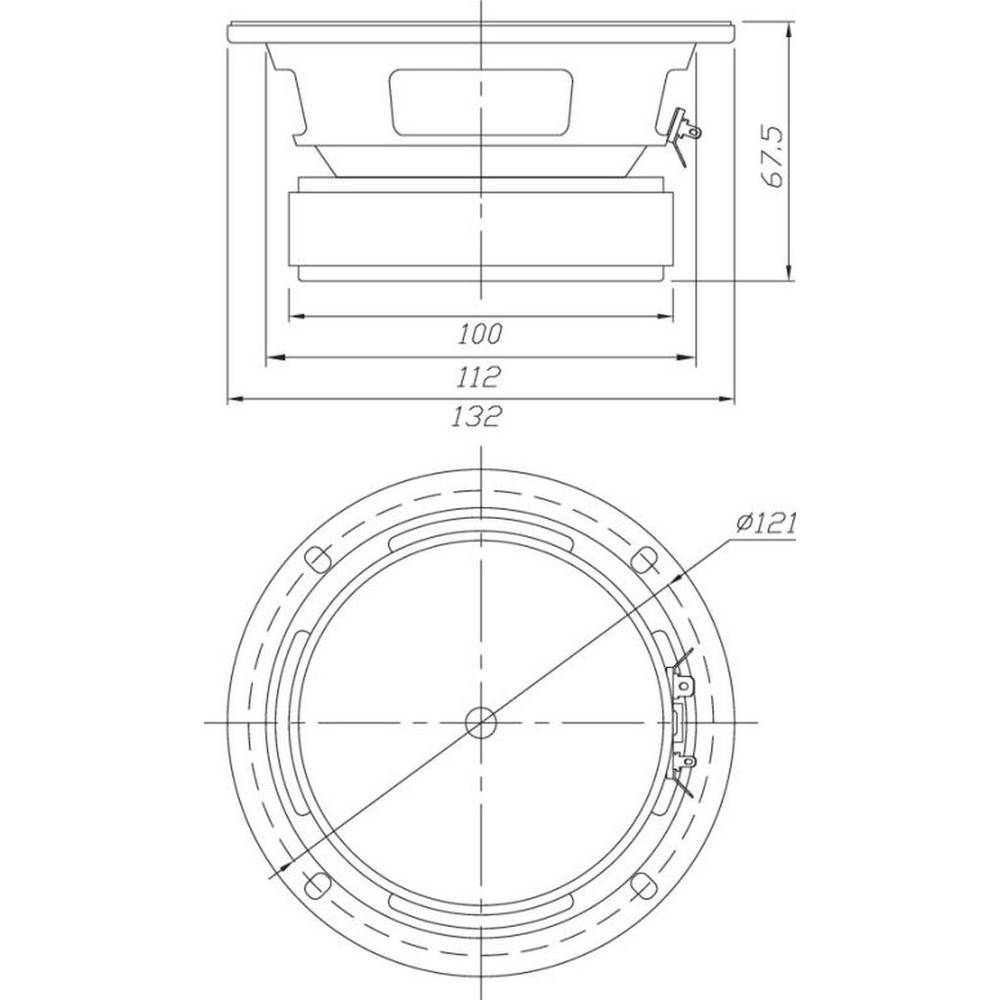 Dayton Audio - 5" Full Range Driver - PA130-8