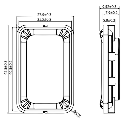 Peerless - 20x40mm Full Range Driver - PMT-2040N1625