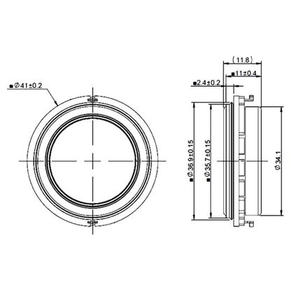 Peerless - 1.6" Full Range Driver - PMT-37N28