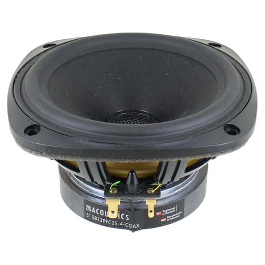 SB Acoustics - 5" PFC Mid-Woofer - SB13PFC25-4-COAX