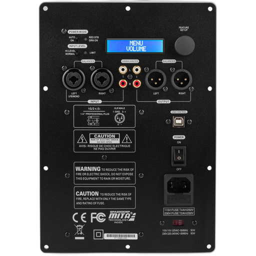 Dayton Audio - 250W DSP Plate Amplifier - SPA250DSP