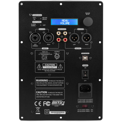 Dayton Audio - 250W DSP Plate Amplifier - SPA250DSP