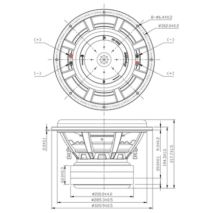 Dayton Audio - 12" Signature Subwoofer DVC - SS12-22