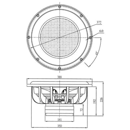 Dayton Audio - 15" Ultimax Subwoofer - UM15-22