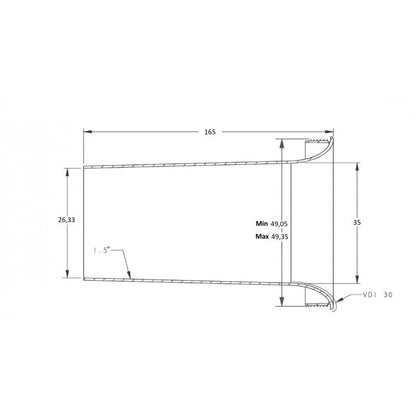 Jantzen - Port - 165mm x 35mm