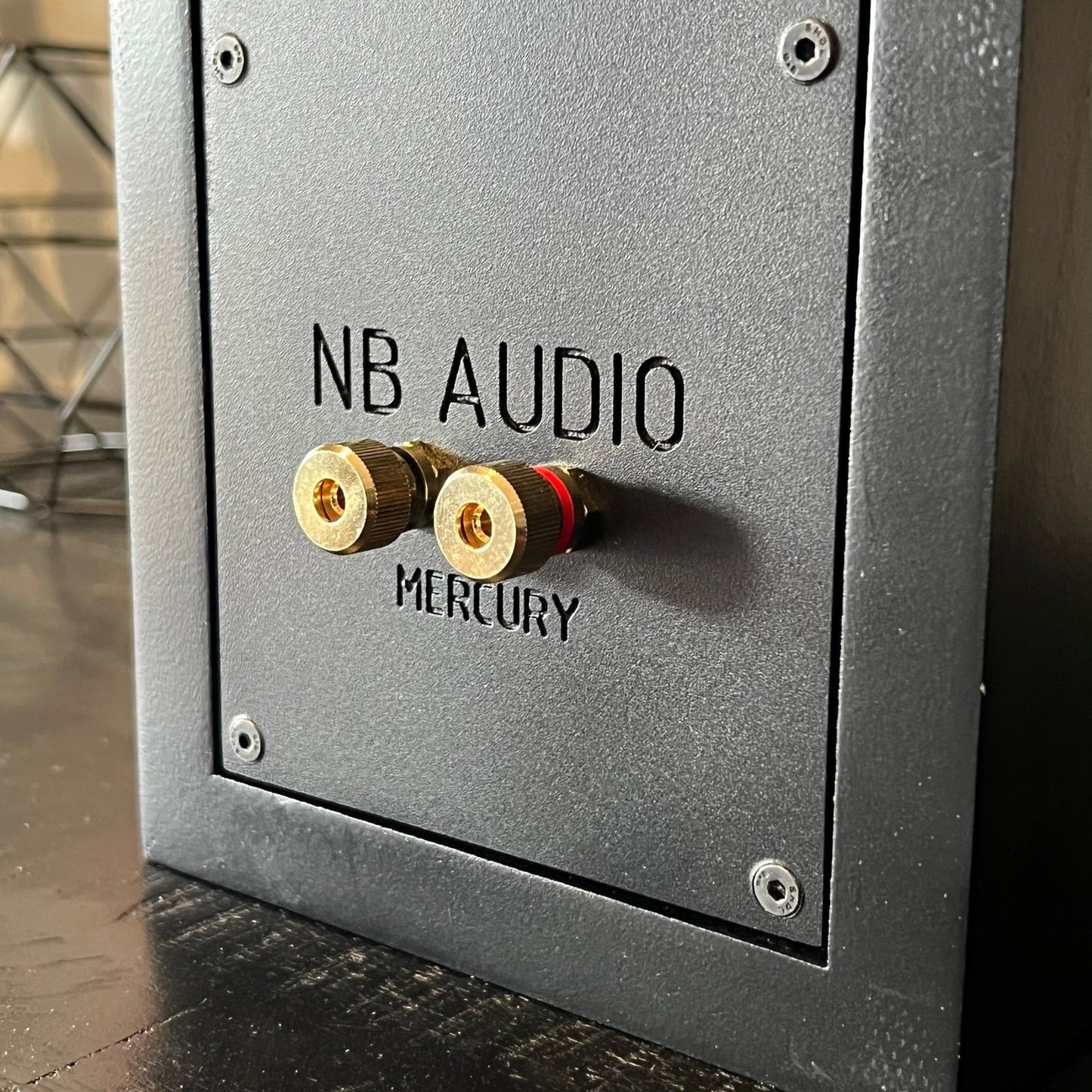 NB Audio - Mercury Bookshelf Speaker Pair - Hardwood Baffle - Demo