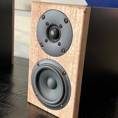 NB Audio - Mercury Bookshelf Speaker Pair - Hardwood Baffle - Demo